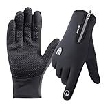 YNPQTDS Guantes de ciclismo para hombre, antideslizantes, para clima frío cálido, 1 par, guantes de ciclismo al aire libre para invierno, para mujeres, adolescentes, niños, urbanos, carretera, montaña