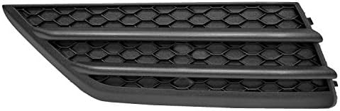 2016-2018 Honda Pilot Front Driver Side Lower Bumper Cover Grille; Without Park Assist; Textured Black; Made Of Abs Plastic Partslink HO1038130