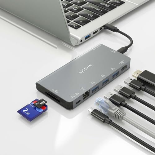 Aisens Hub Usb ASUC-8P015-GR Grigio (1 Pezzo) - 6