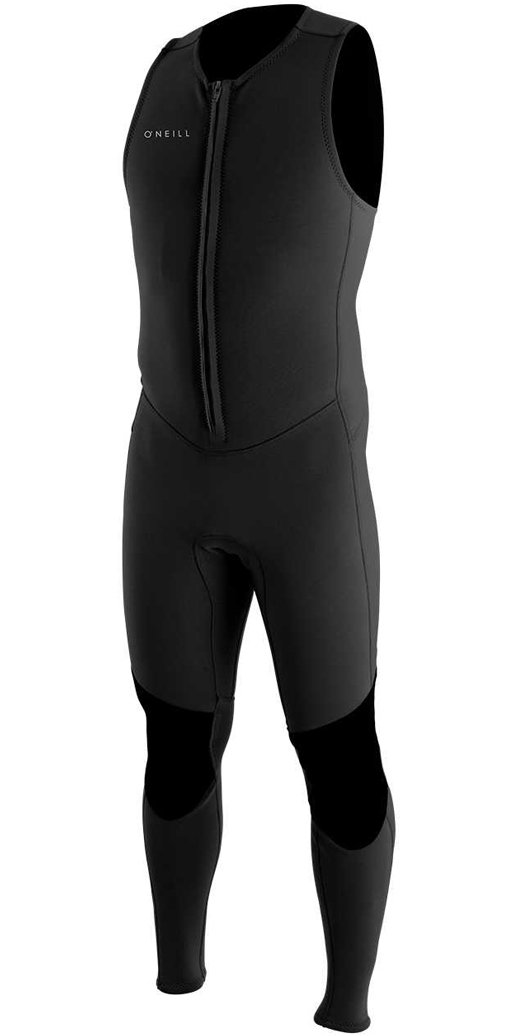 O'Neill Reactor II Neoprenanzug 2 mm Schwarz Front-Reißverschluss