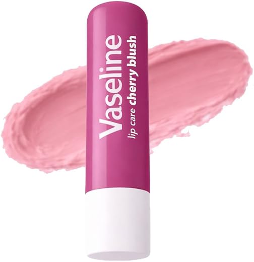 Vaseline Lip Care | Cherry Blush Tinted Lip Balm Stick | up to 48Hr moisturization | with petroleum jelly &amp; Vitamin E | ma...