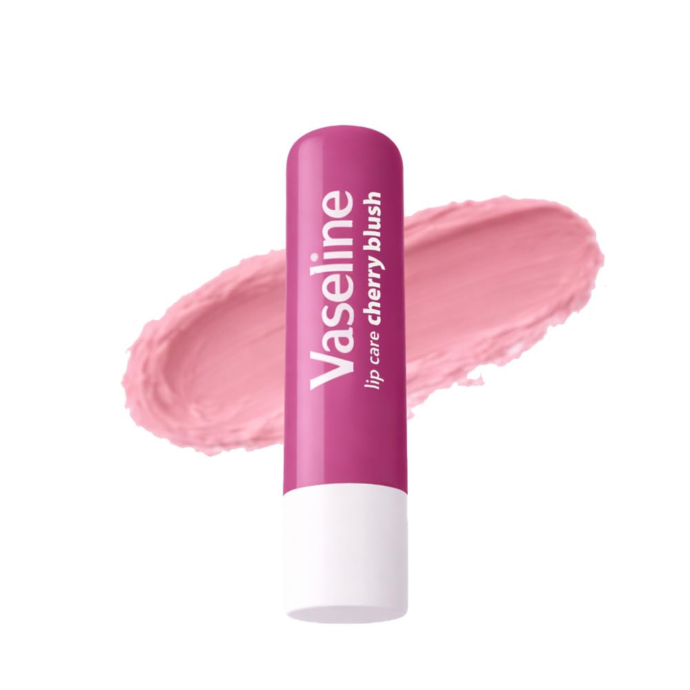 Vaseline Lip Care | Cherry Blush Tinted Lip Balm Stick | up to 48Hr
