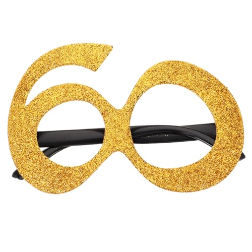TOPPERFUN Birthday Glasses for Women Photo Booth Props Novelty Sunglasses Glitter Party Favors