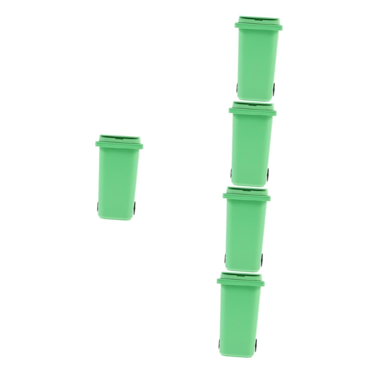 Mini poubelle de bureau avec couvercle hermétique lot de 5 pour l'hygiène de la maison