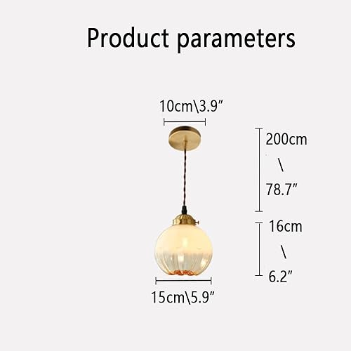 Miniatura 7 de Genérico Araña moderna, LED Modern Chandelier Lamp Japanese-Style Spherical Gradient Glass Medieval Retro Flower Bud Branch-Shaped Living Room Study