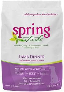 Spring Naturals Lamb Dinner for Dogs - 12#