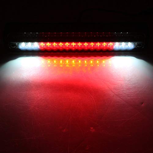 Mallofusa Led Third Brake Light For 1994-1999 Chevy C/K 1500 2500 3500 Gmc C/K 1500 2500 3500 Smoke High Mount 3Rd Brake Light Red & White Rear Tail Cargo Lamp #TOP16