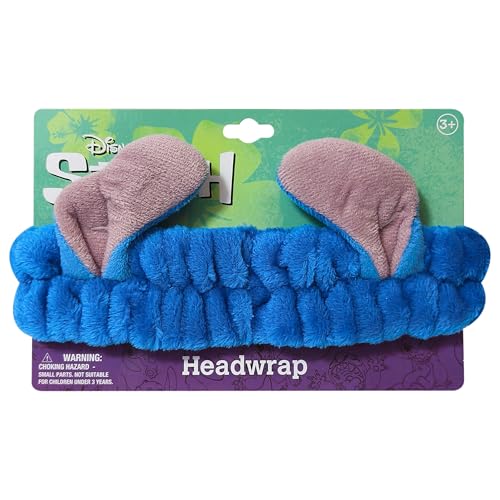 LUV HER Lilo & Stitch Girls Headbands - One Size Fits All, Soft Stretchy Fabric - The Stitch - Fun Fashion Accessory, Ages 3+