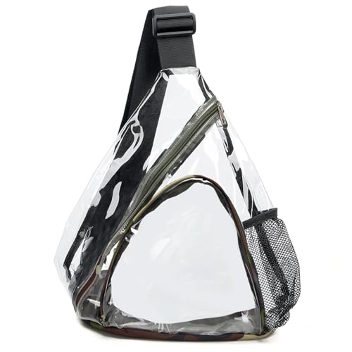 Sac à écharpe transparente étanche pour homme et femme en PVC