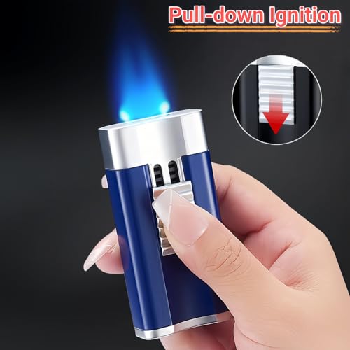 Encendedor a Butano Recargable con Llama Ajustable Roja miniatura 4