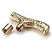 Woodriver Large Filigree Style Cane Handle - Brass