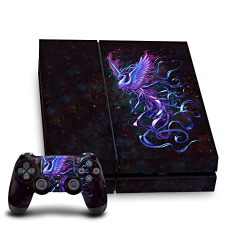 Peau autocollant vinyle Phénix Mix Art haute définition pour pack Sony PS4