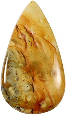 48.05 Cts Natural Designer American Picture Jasper Gemstone Pear Loose Cabochon-B07GLRHRDN