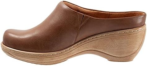 SoftWalk Women's Clogs, Saddle Leather, 6.5 X-Wide | Image 3
