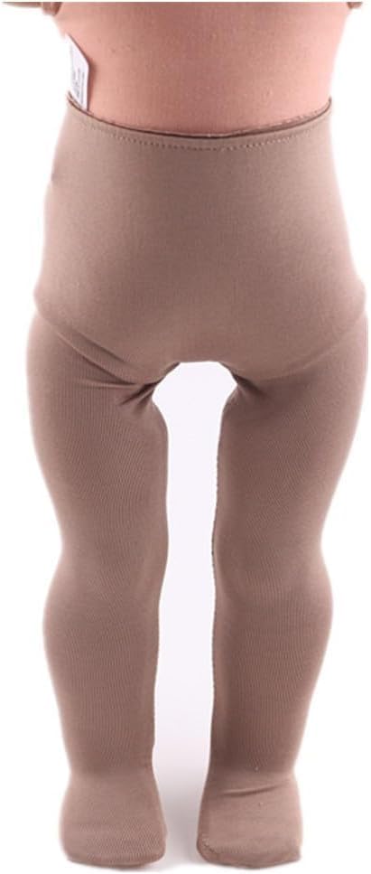 Amlhy 18in Doll Leggings 46cm American Doll Tight Pants Casual Outfit Costume Accessory Brown