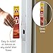 25 Pack Max magnetics Lockdown Magnetic Strips for Door Frames - High-Density Magnet Security Devices for School & Office - Strong Adhesion & PVC Top Layer, Smooth Opening & Closing