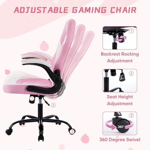 image for OLIXIS Computer Gaming Desk Chair Big and Tall Ergonomic Lumbar Suppor
