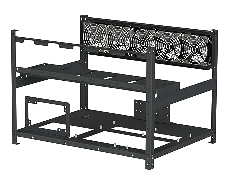 Mining Rig Frame for 6 GPU with Cooling by Xtrememiner Model Mini - Image 2