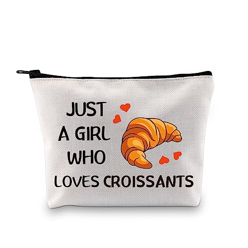 Croissant Lover Makeup Bag