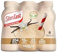 SlimFast Ready To Drink Shake, Meal Replacement Shakes for Weight Loss and Balanced Diet, High Protein, Vitamins and Minera…