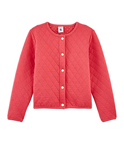Petit Bateau Cardigan_4961803, Rosa (Signal 03), 10 (Taglia Produttore: 5anni/110centimeters) Bambina