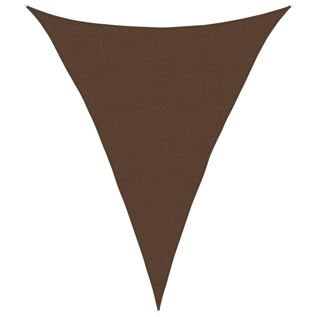 vidaXL Sunshade Sail 160 g/m² Brown 5x6x6 m HDPE — image 1