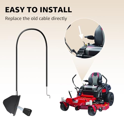 LCMLA 121-0769 Throttle Cable Compatible with Toro Time Cutter Exmark Quest Drive Series SS 4235 4260 MX 4250 4260 5000 5060 Lawn Mowers by LCMLA - Image 6