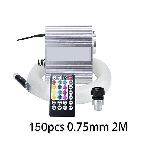 Lámpara LED de fibra óptica de 10W para techo con luces interiores de coche 2