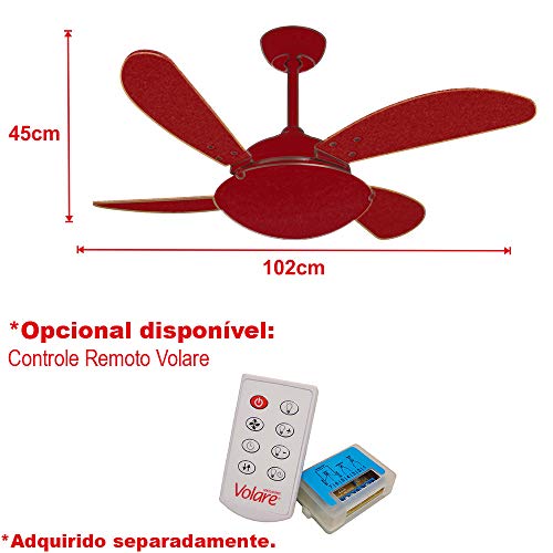 Ventilador De Teto 4 Pás Premium Fly Volare Volare 110v Branco