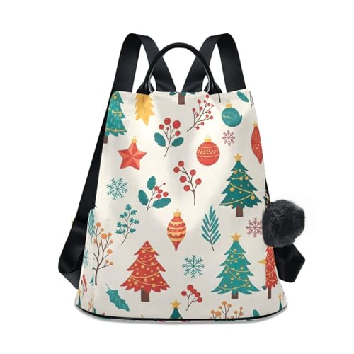 Sac à dos coloré pour femme idéal pour les marchés de Noël et virées urbaines