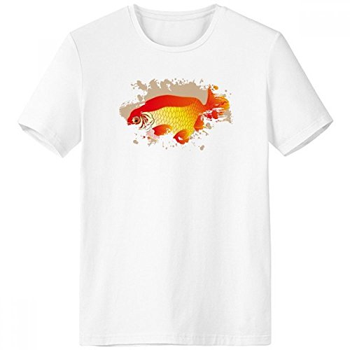 T-shirt Crew-Neck blanc Homme Peinture Culture japonaise vêtement de sport confortable grande taille