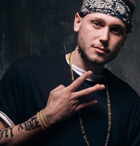 LOYALLOOK 3Pcs Chain Bracelets for Men, 316L Stainless Steel Figaro Rope Cuban Link Bracelet for Men Women 14K Gold/Silver, Gifts for Dad Husband 6.5/7/7.5/8.3/9 Inches3