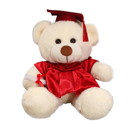 Oso de Graduación para Niños,Oso de Peluche de Graduación | Decoración de graduación para niñas,Oso de peluche con sombrero, oso de peluche, felpa de graduación, celebrar la graduación universitaria p