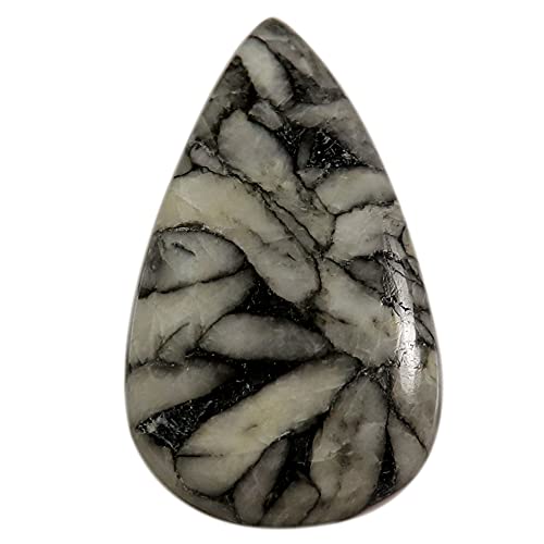 Pinolith Jaspe Poire Cabochon 27,15 Cts | Pierre Naturelle Qa86