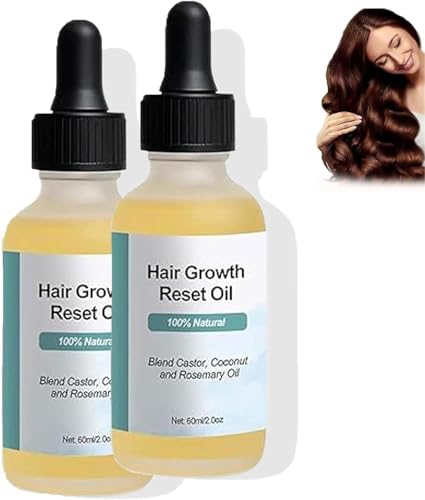 Aceite para el Crecimiento y la Restauración del Cabello, Esencial de Romero para el Cuidado del Cabello, Champú de Aminoácidos de Romero, Sérum 100% Natural para el Crecimiento del Cabello