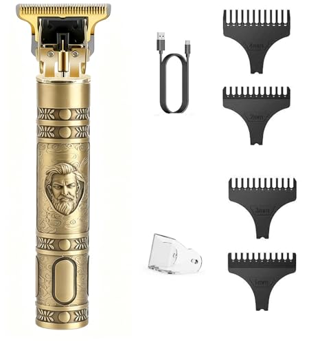 Ofmeow Beard Trimmer for Men Cordless Hair Clippers with LCD Display Professional Gooming Set Haircut Trimmers Rechargeable Shaver Gift for Kid Boyfriend Boy Family