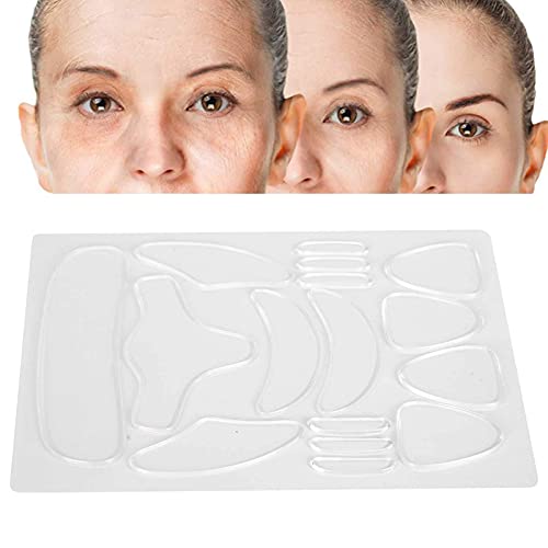 zalati Wrinkle Patches 16pcs Reusable Anti Wrinkle Pads Fine Line Facelift Mask for Face Eye, Mouth - Image 2