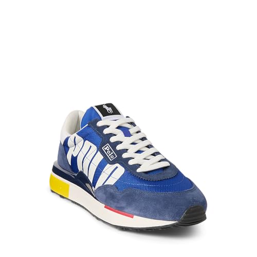POLO RALPH LAUREN Men's Suede Nylon-Train 89polo-Sneakers-Low Top Lace
