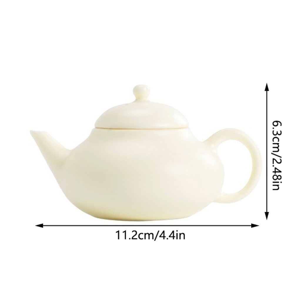 Tetera Juego de té Kung Fu hecho a mano for el hogar, tetera cerámica, pequeña capacidad, individual Tetera con Infusor de Té