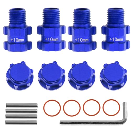 14mm to 17mm Wheel Hex 10mm Extended Wheel Hub Drive Adapter for Arrma for Senton for Granite 4X4 3S, 4PCS