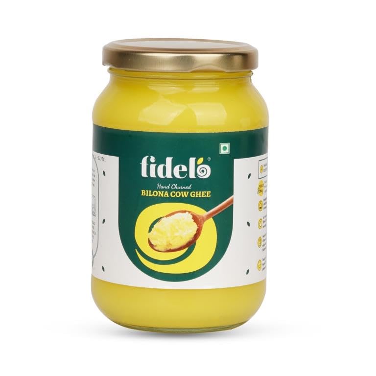 See full amazon price history chart for Fidelo Bilona cow ghee| 500ML |100% pure & natural|chemical free | direct manufacturer|vedic bilona method|curd churned|small batch| Glass Jar packaging Fidelo Bilona cow ghee| 500ML |100% pure & natural|chemical free | direct manufacturer|vedic bilona method|curd churned|small batch| Glass Jar packaging (B0CHMPGCLY) Amazon Price History, Amazon Price Tracker