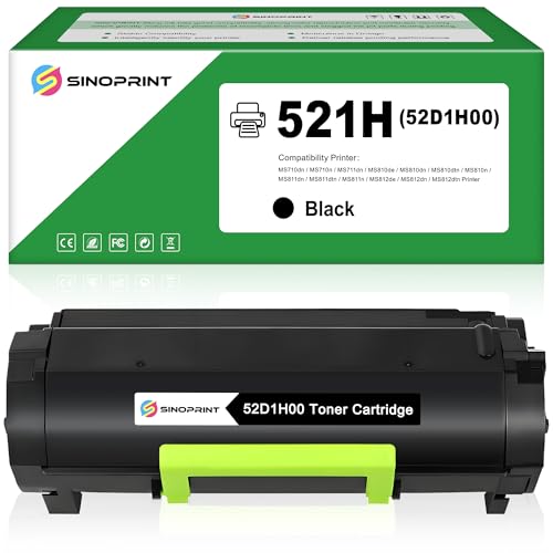 Cartouche 52D1H00 Lexmark MS710n pour le secrétariat actif