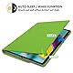 Hülle für Samsung Galaxy Tab A7 Lite 8.7’’ 2021 (SM-T220 T225 T227), 360 Grad drehbarer Ständer Schutzhülle,Mit Stylus Pen,Bildschirm Film (Green)