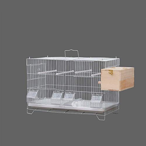 Jaula de cría Parrot Cage Villa Casa para pájaros, Ideal para periquitos, Canarios, pinzones Cebra y pájaros más pequeños. Incluye Perchas y comederos Jaula para pájaros (Color: A)