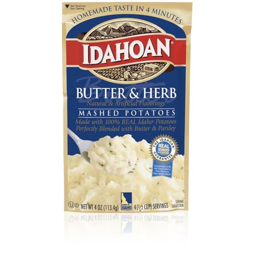 Idahoan Butter and Herb Mashed Potatoes 4 oz...