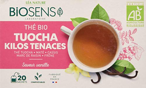 Biosens - Thé Tuocha Kilos Tenaces - Thé Tuocha, Maté, Cassis, Marc de Raisin et Frêne -...