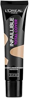 L'Oréal Infallible Total Cover Foundation, 9 Light Sand, 35 g