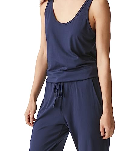 Michael Stars Womens Theo Tank Jumpsuit Us Large, Admiral, Rolled Hem Pant #TOP2