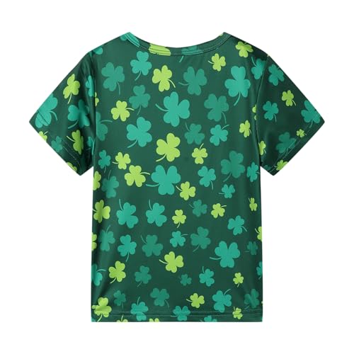 Image of LittleSpring Kids Short Sleeve Tshirt Crewneck Print Summer Tops
