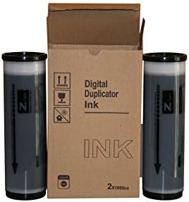 2 Wholesale Widgets Brand Black Ink Tubes, Compatible with Riso S-4254 for use in Risograph RZ Series Duplicators RISS4254C